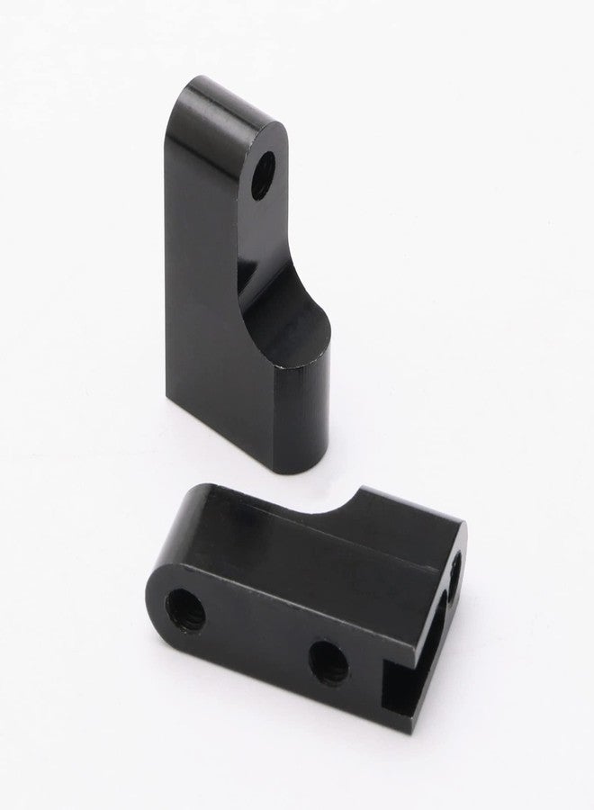 Rowiz Black RC Aluminum Servo Mount AXIAL for 1/10 SCX10 Jeep Wrangler AX80028 for Pack of 2pcs - Image 3